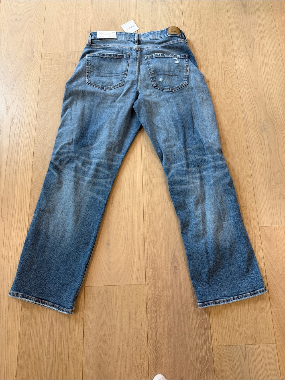 NWT American Eagle Stretch Curvy Straight Jeans Size 10 - Picture 6 of 6